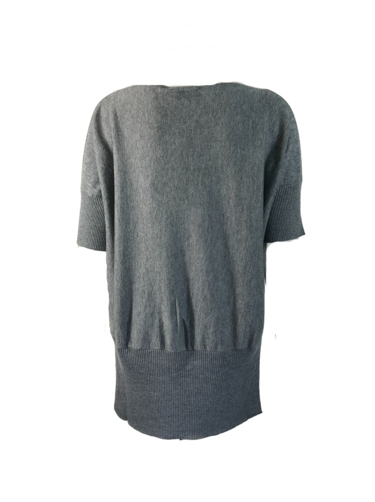 Max Mara Short-sleeved Sweater In Black
