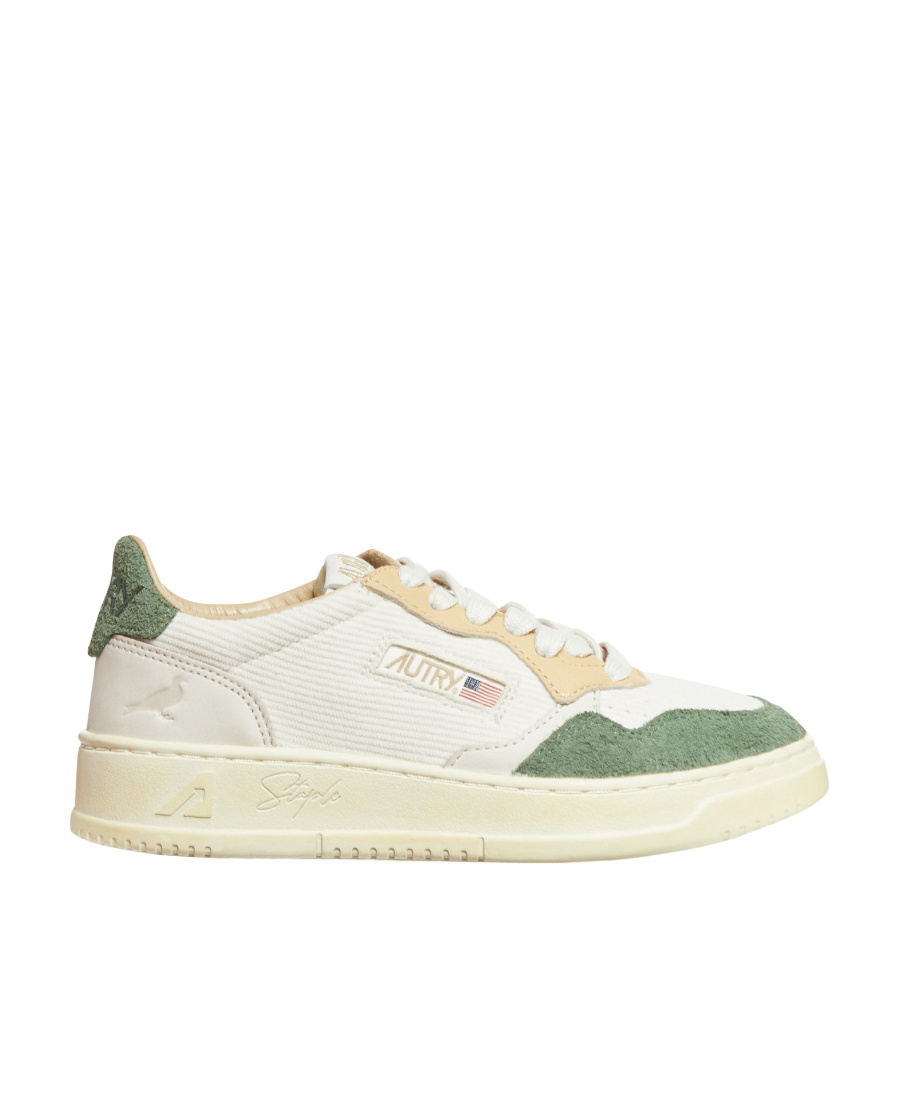 Shop Autry Tie Low-top Casual Shoes In White
