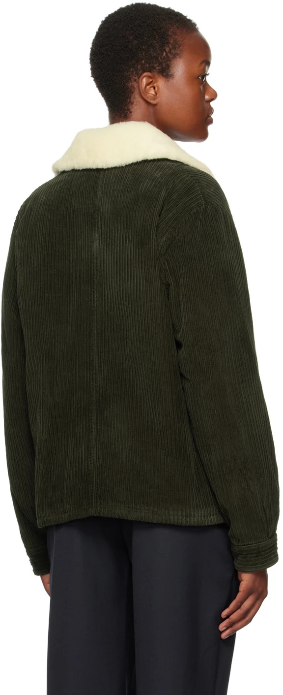 Apc Button Long-sleeved Casual Jacket In Black