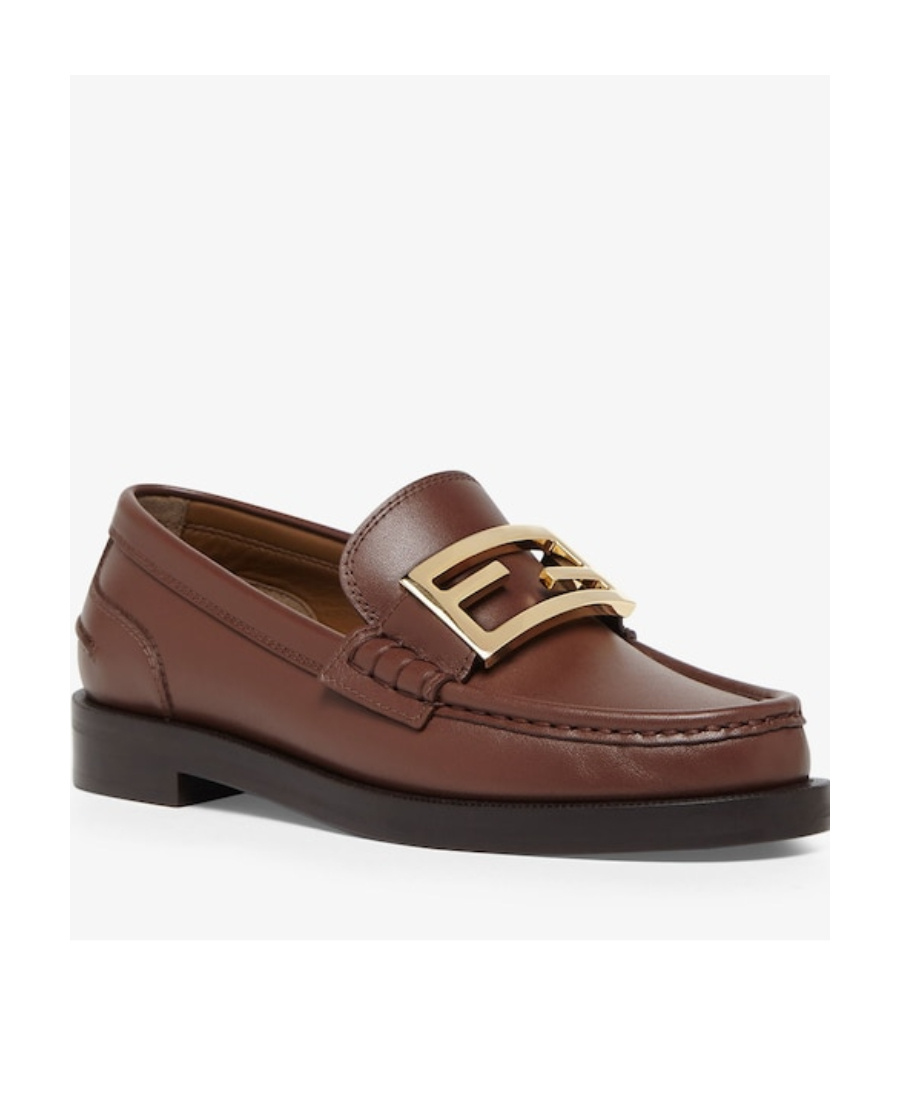 FENDI FENDI BAGUETTE SLIP-ON LOAFERS