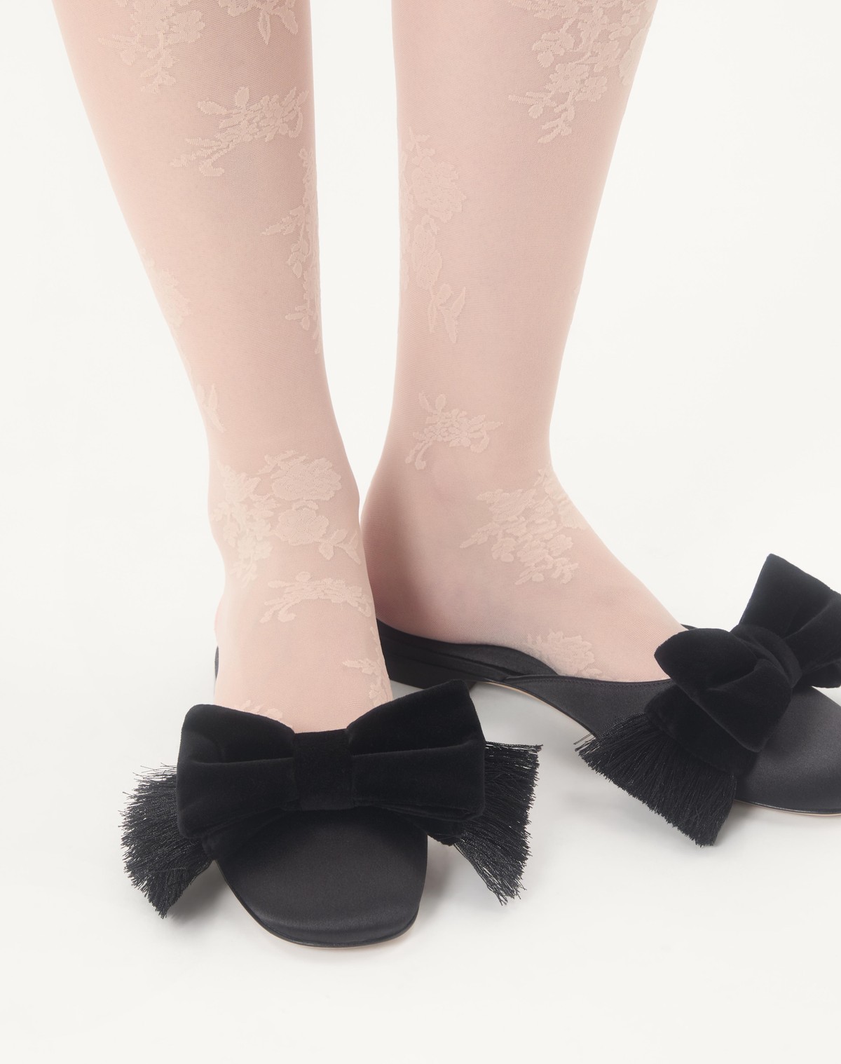 Valentino Slingback Mules In Black