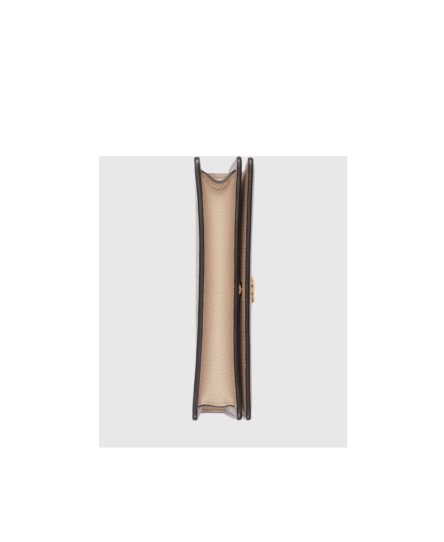 Gucci Gg Marmont Chain-strap Wallet In Nude
