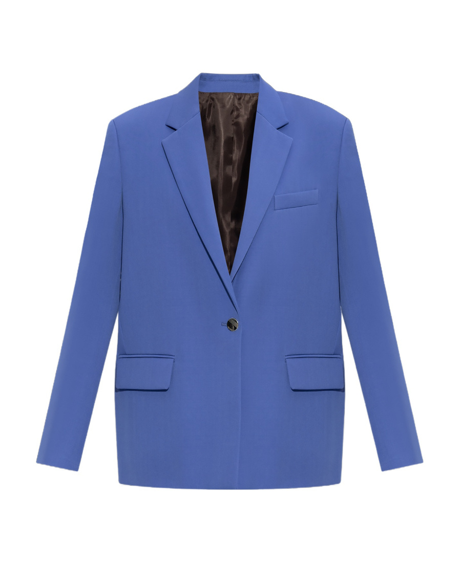 ATTICO SINGLE-BREASTED WOOL BLAZER 