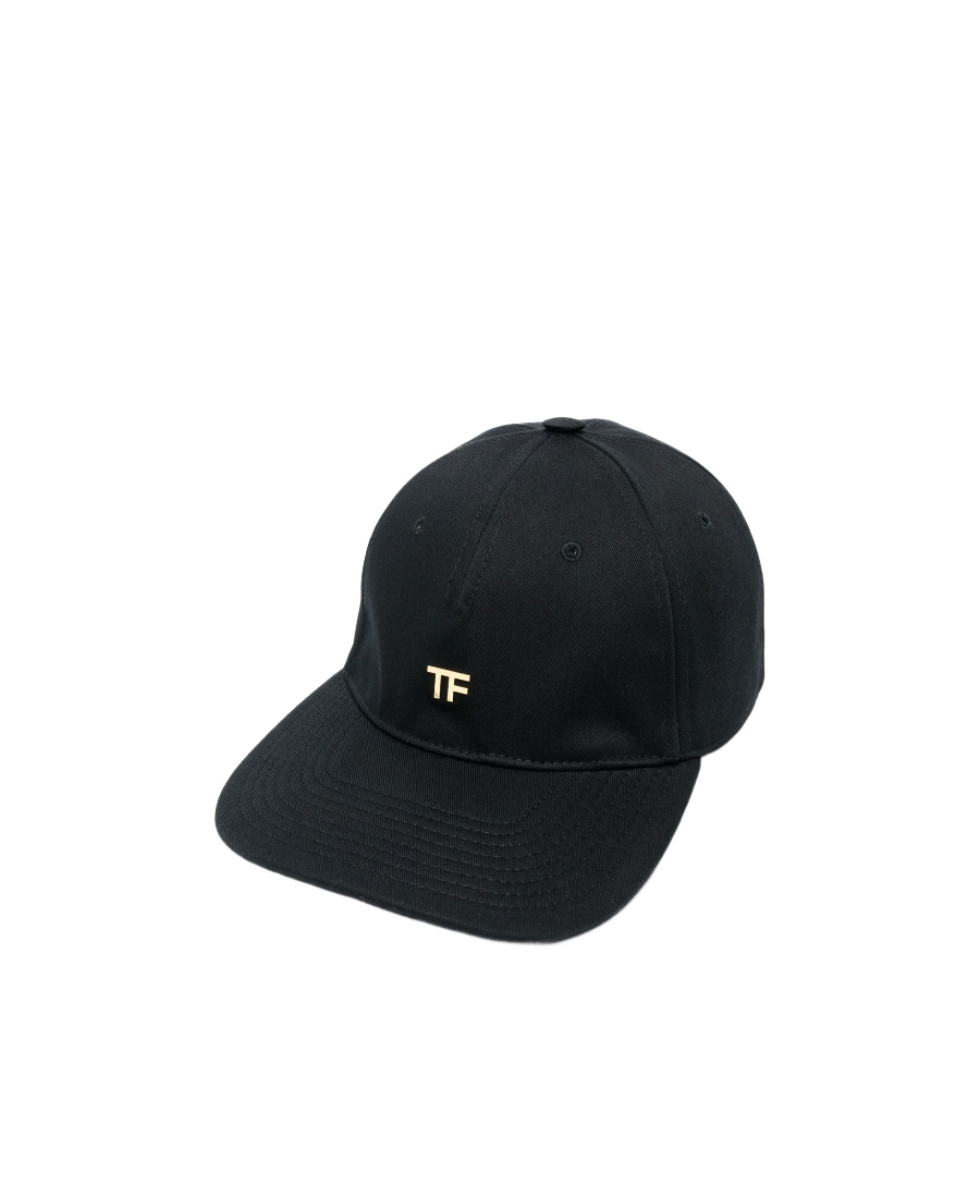 Shop Tom Ford Embossed-logo Baseball Cap In Black