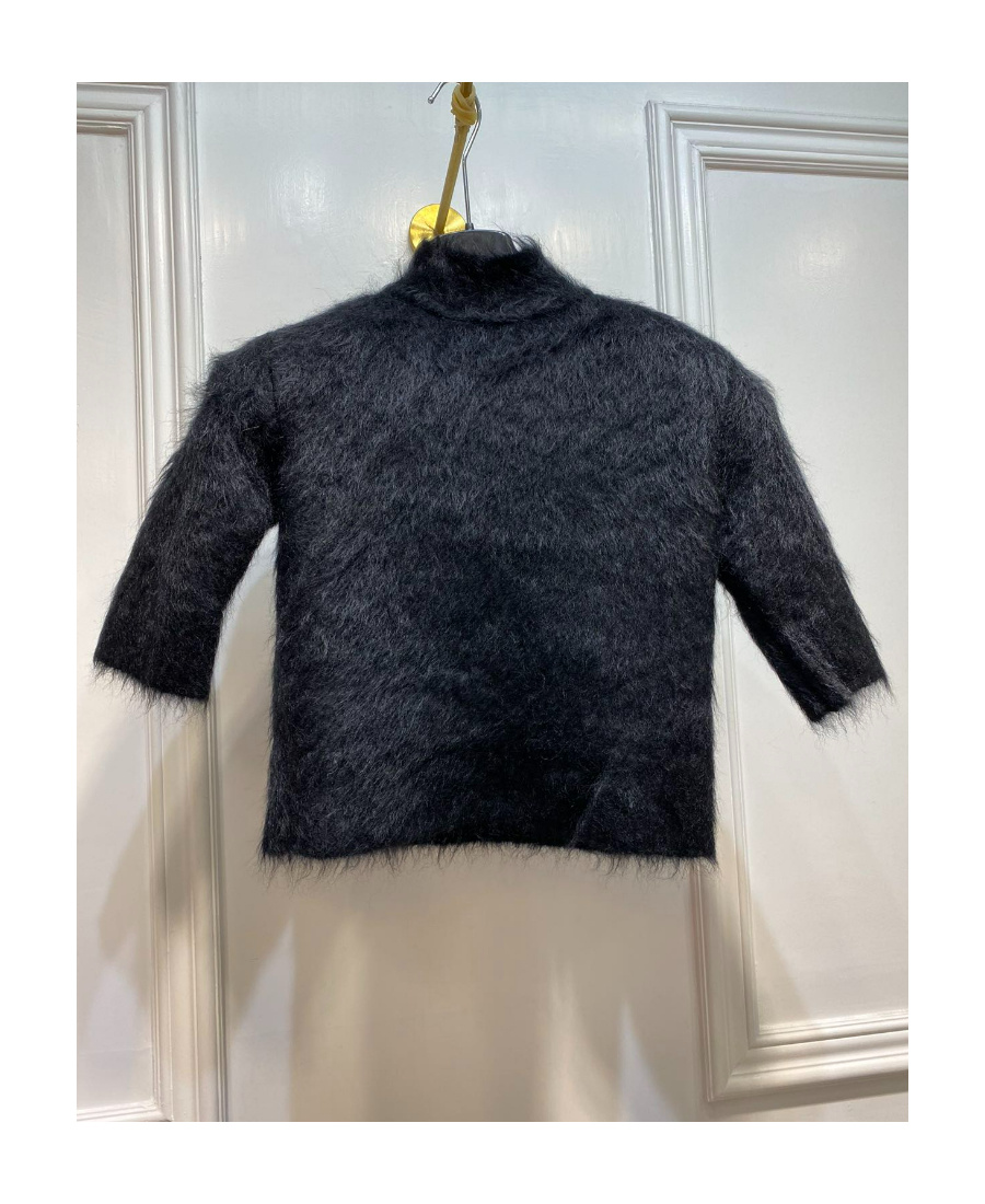Sportmax Logo Knitted Pullover In Black