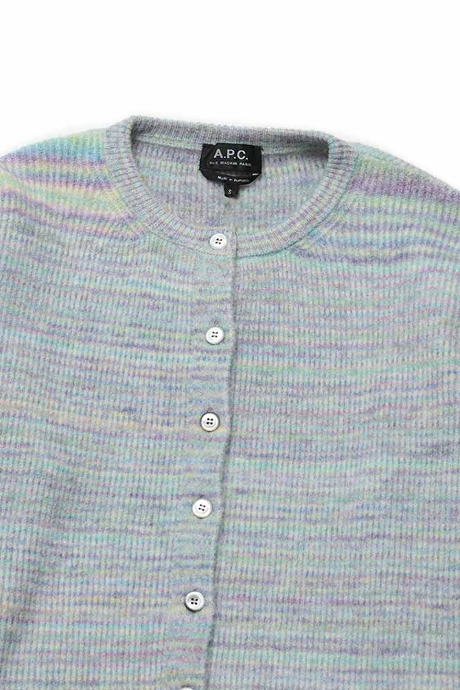 Apc Julie Button-up Cardigan In Gray