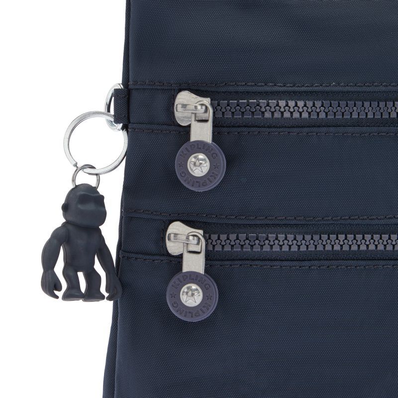 Kipling Logo Shoulder Bag In Black
