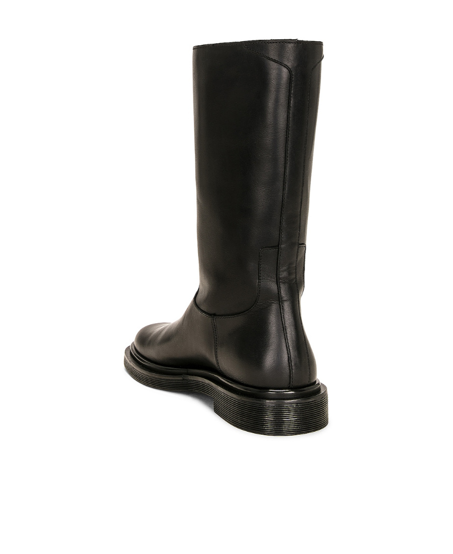 The Row Ranger Tubo Leather Boots In Black