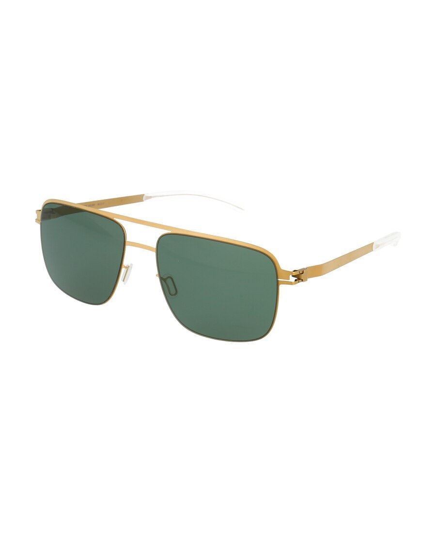 Mykita Wilder Square-frame Sunglasses In Green