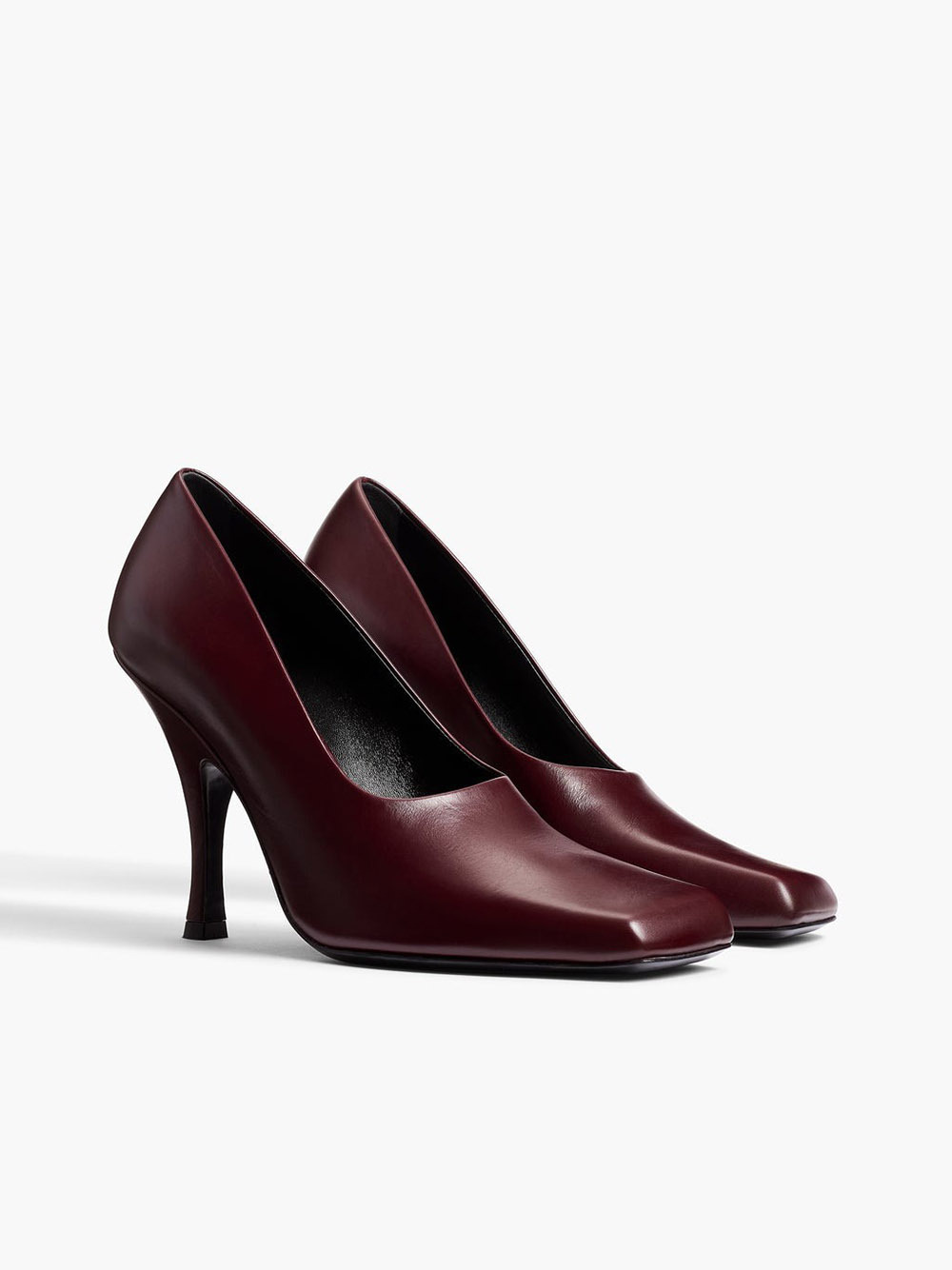 Khaite 100mm Eva Pumps In Burgundy