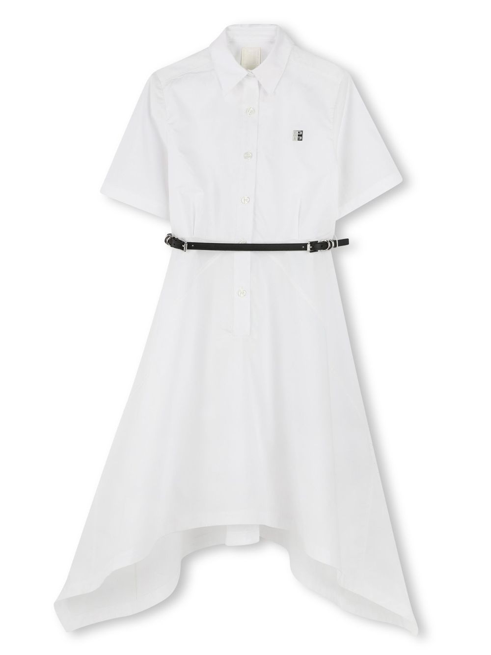 Givenchy Logo Dress In White