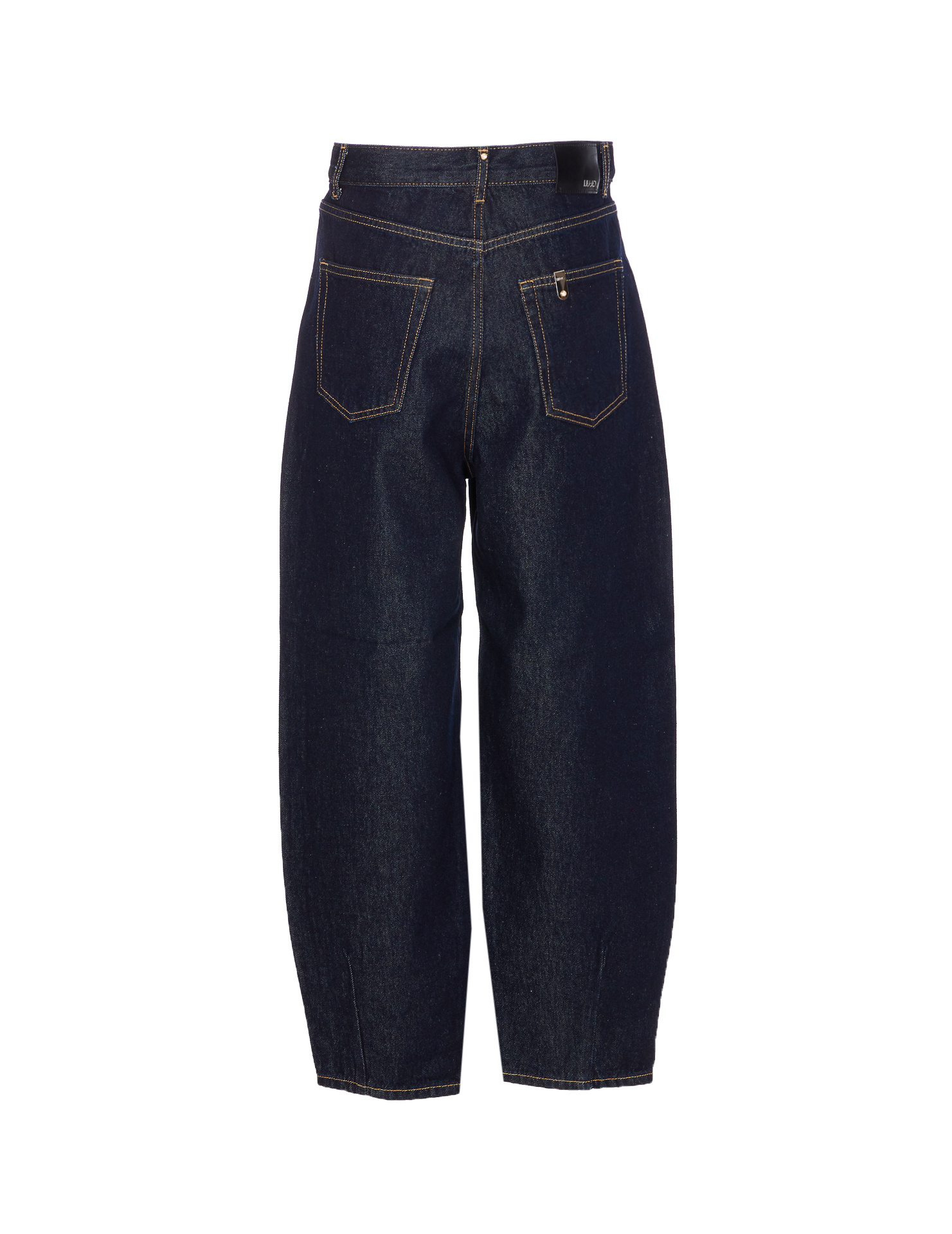 Liu •jo Regular Fit Denim Jeans With Contrast Stitching In Black