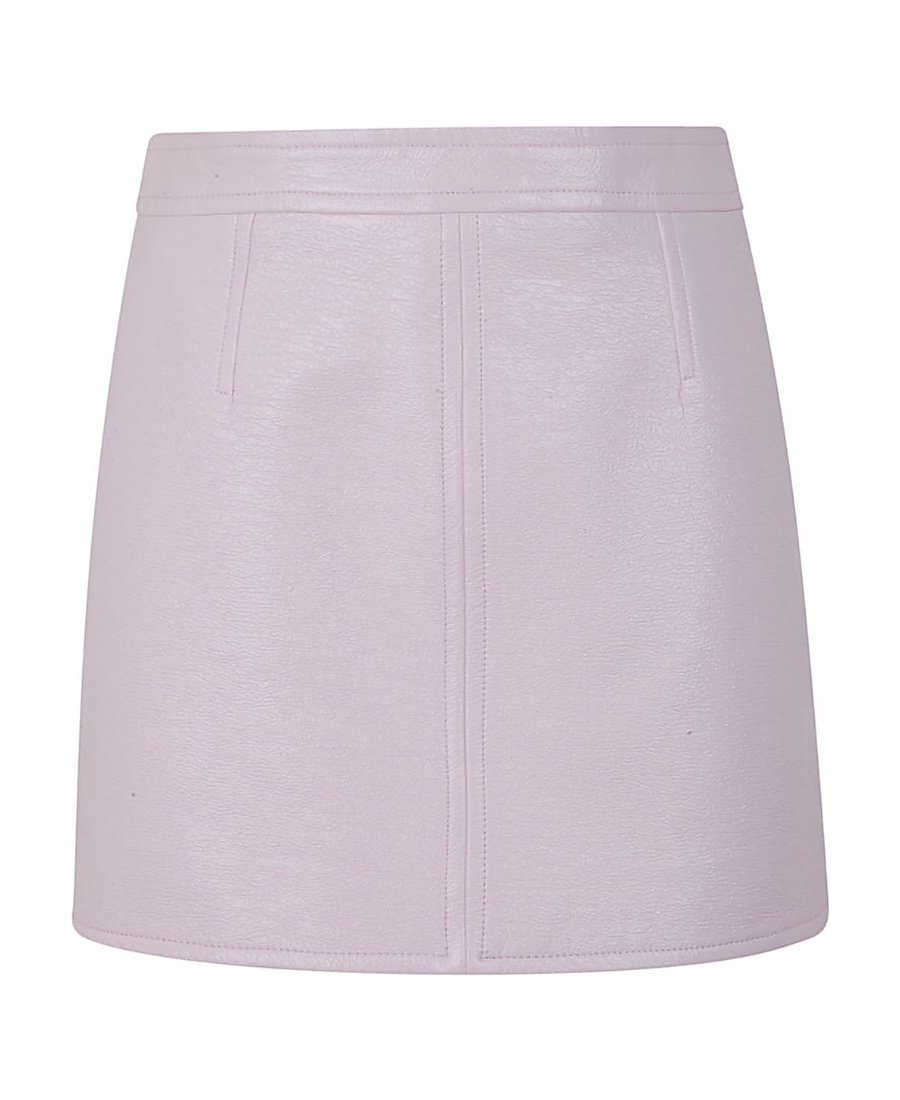 Courrèges A-line Mini Skirt In White