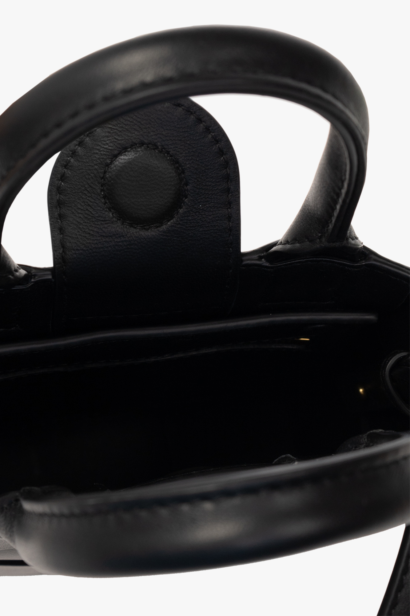 Bottega Veneta Mini Cassette Shoulder Bag In Black
