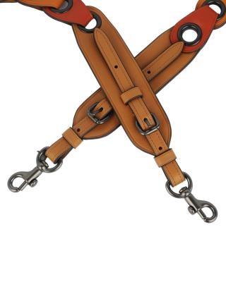 Coach Logo Shoulder Strap In Multicolor