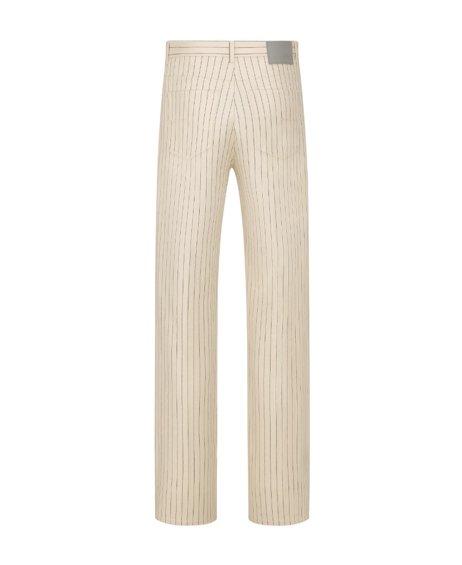 Dior Logo Jeans In Nude