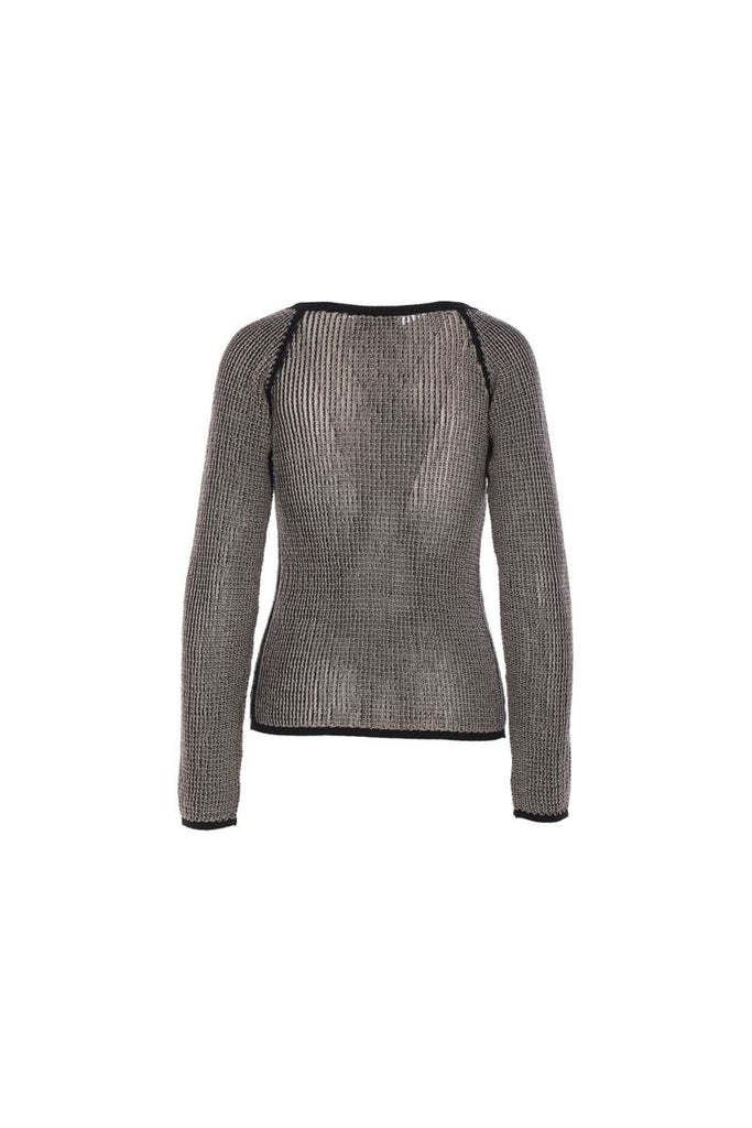 Dries Van Noten Long-sleeved Sweater In Black