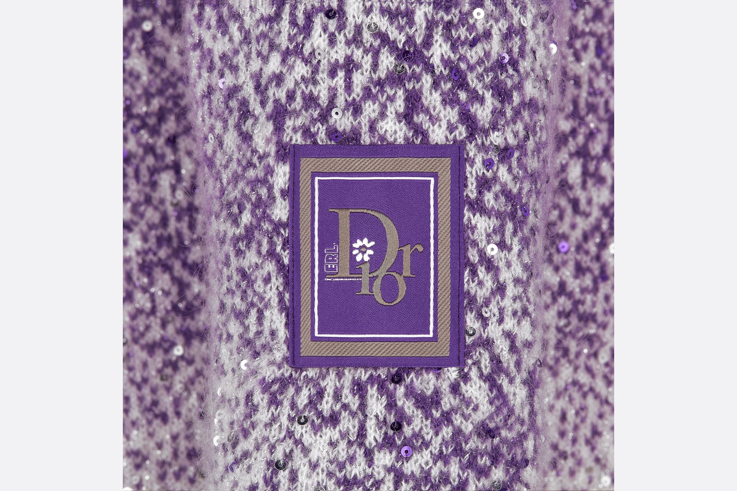 Dior Round Neck Sweater In Purple