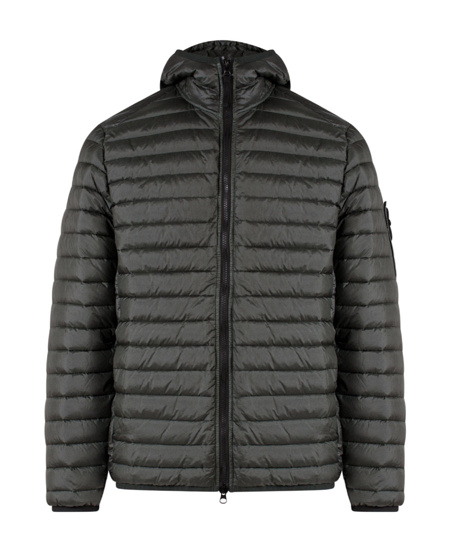 STONE ISLAND COMPASS-PATCH PADDED SHORT JACKET