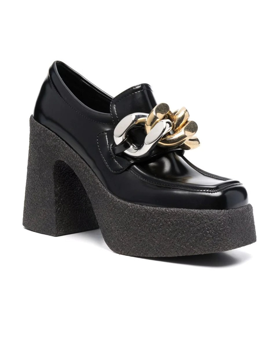 Stella Mccartney Skyla Chain-embellished 115mm Pumps In Black