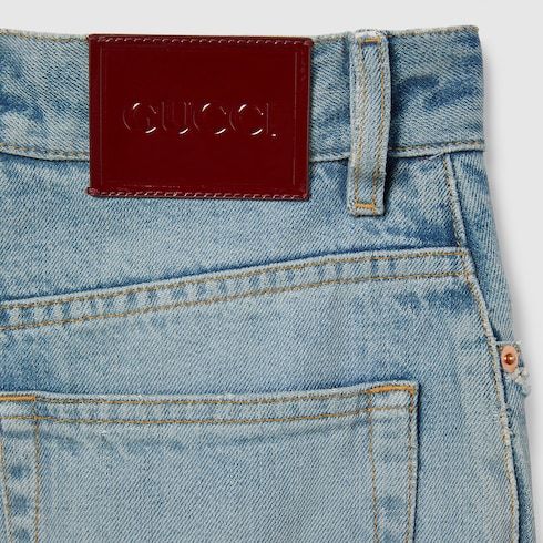 Gucci High-waist Jeans In Blue