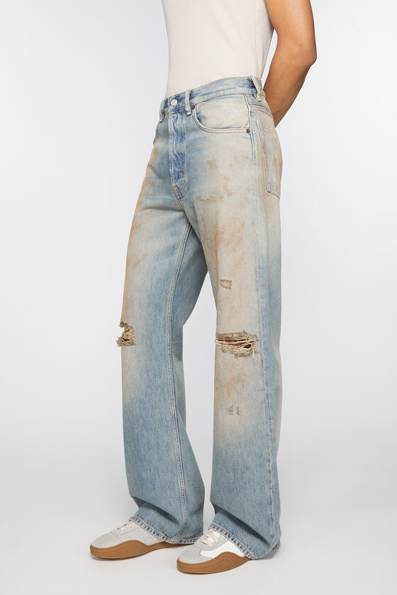 Acne Studios Making Used Jeans In Gray