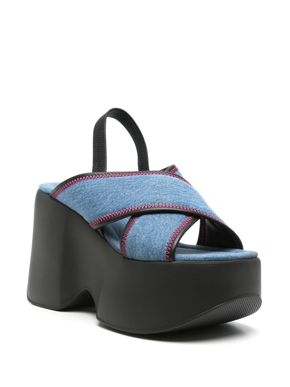 Vic Matie Platform High-heeled Sandals In Multi