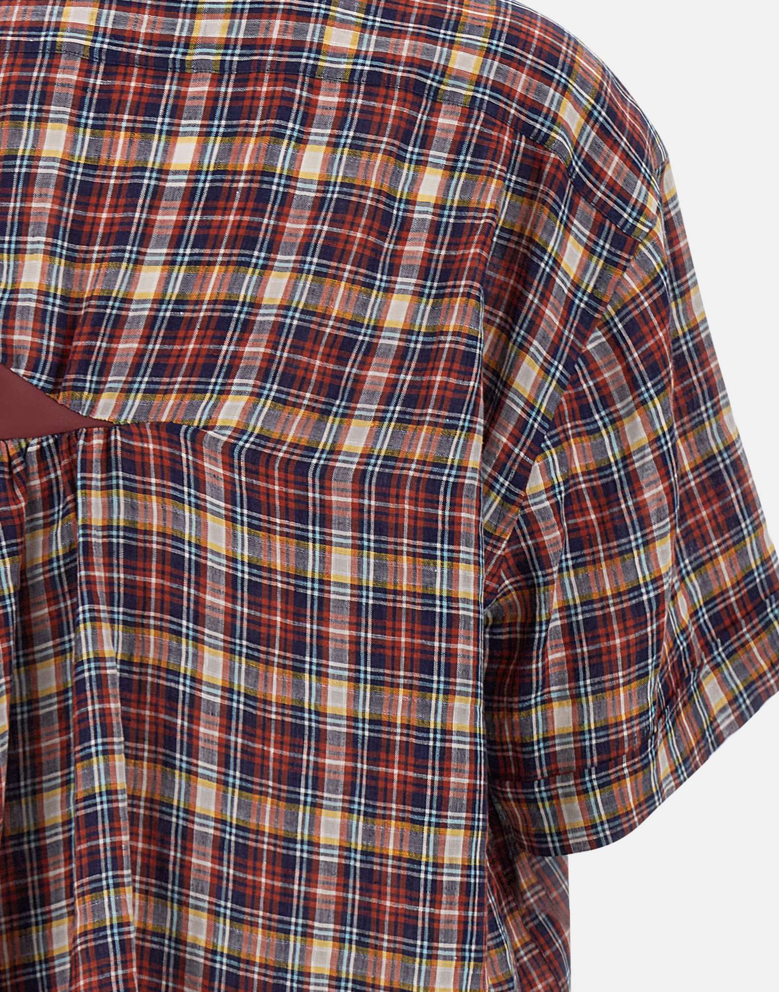 Vivienne Westwood Multicolour Tartan Deconstructed Shirt In Multi-color