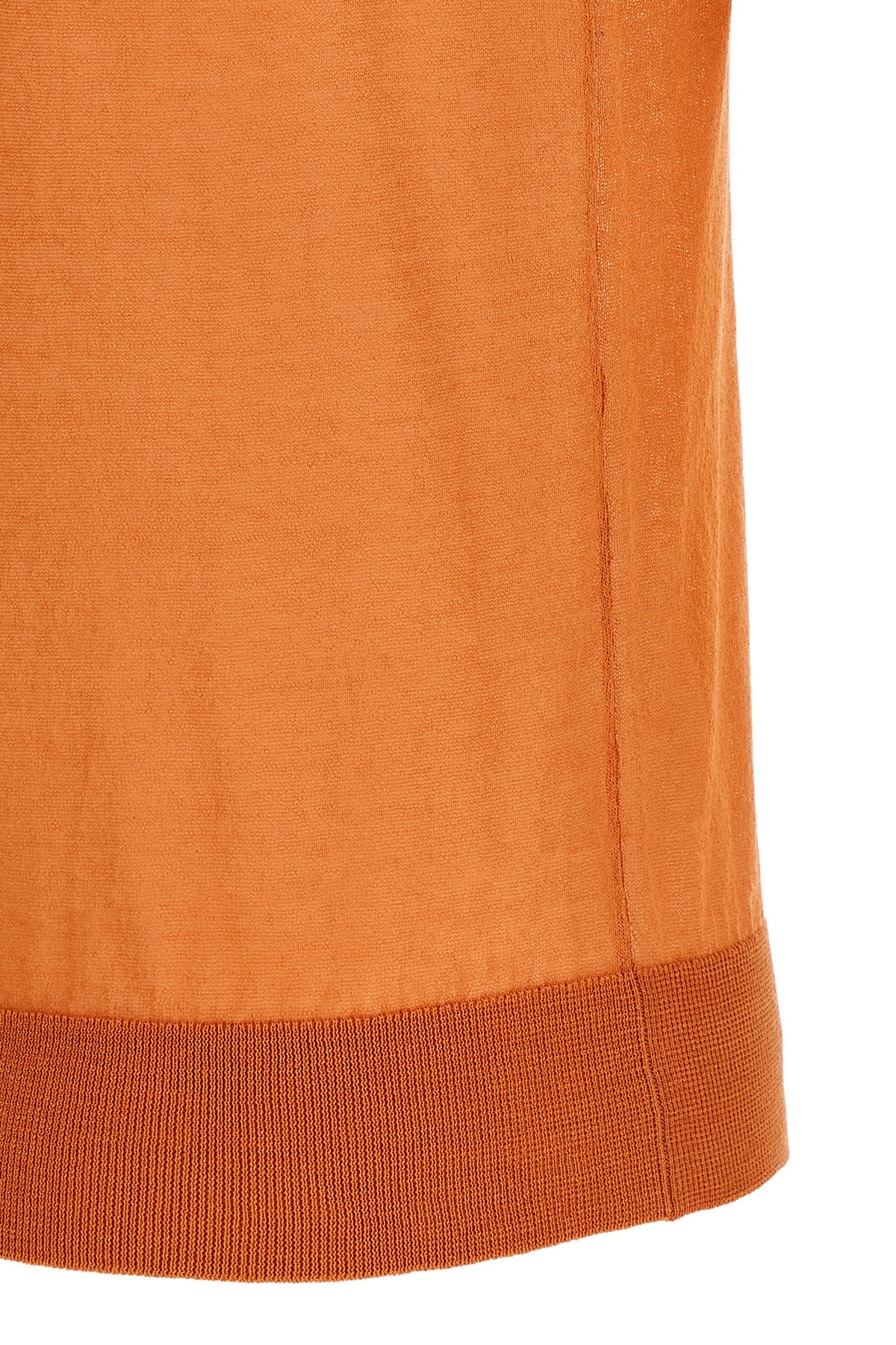 Dries Van Noten 'tamara' Crew Neck Vest In Orange
