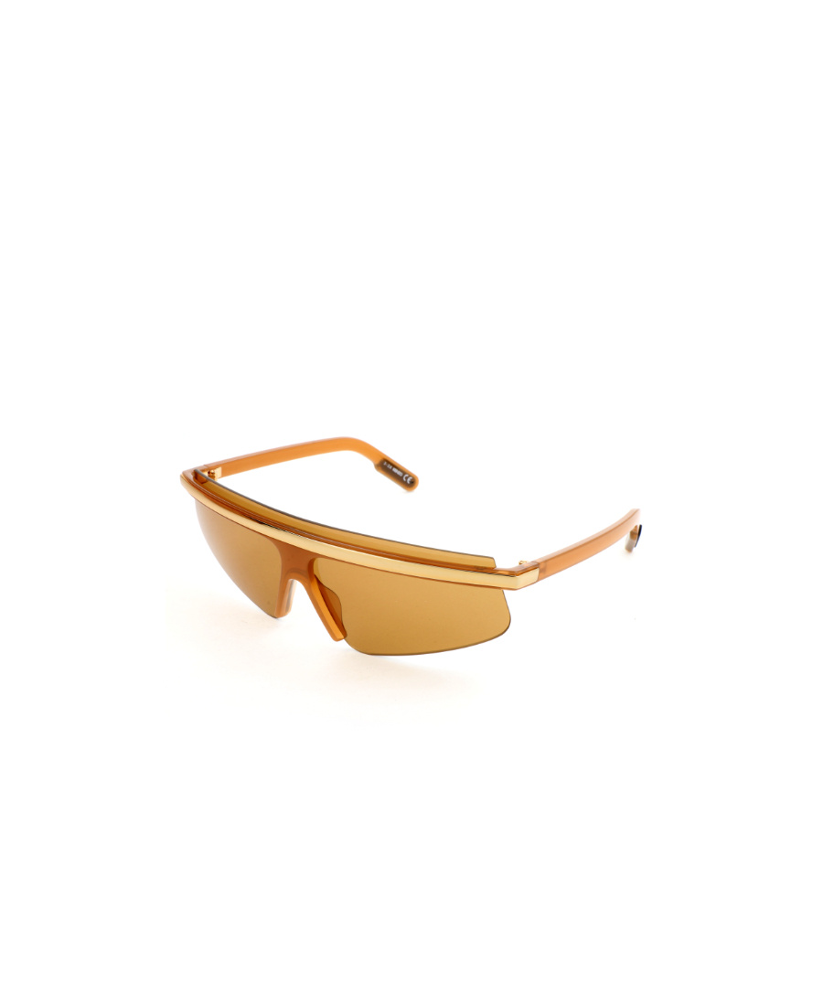 Kenzo Logo Sunglasses In Yellow
