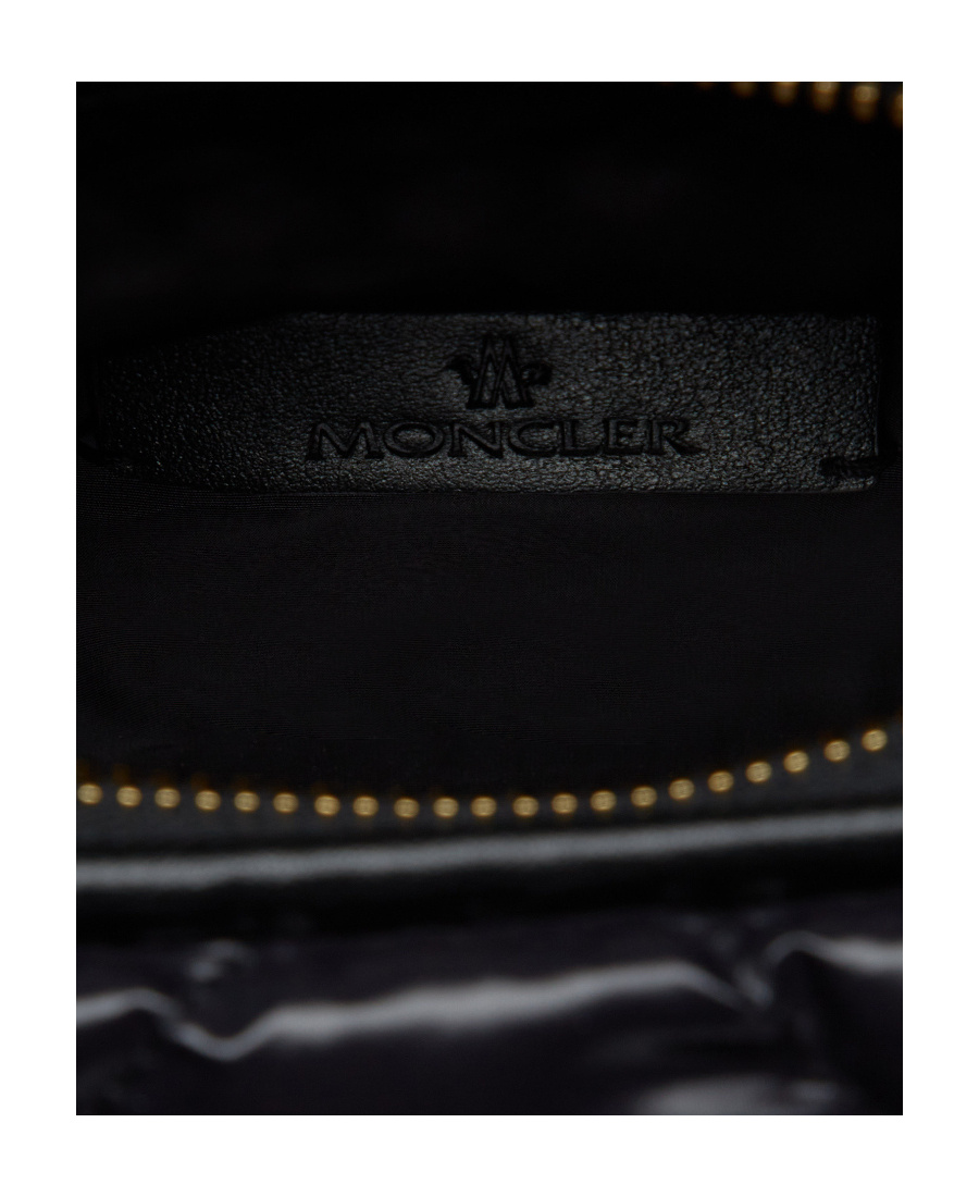 Shop Moncler Delilah Hobo Bag In Black