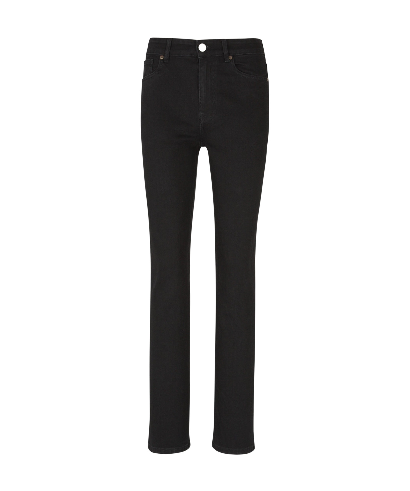 By Malene Birger Stellen High-rise Straight-leg Jeans In Black
