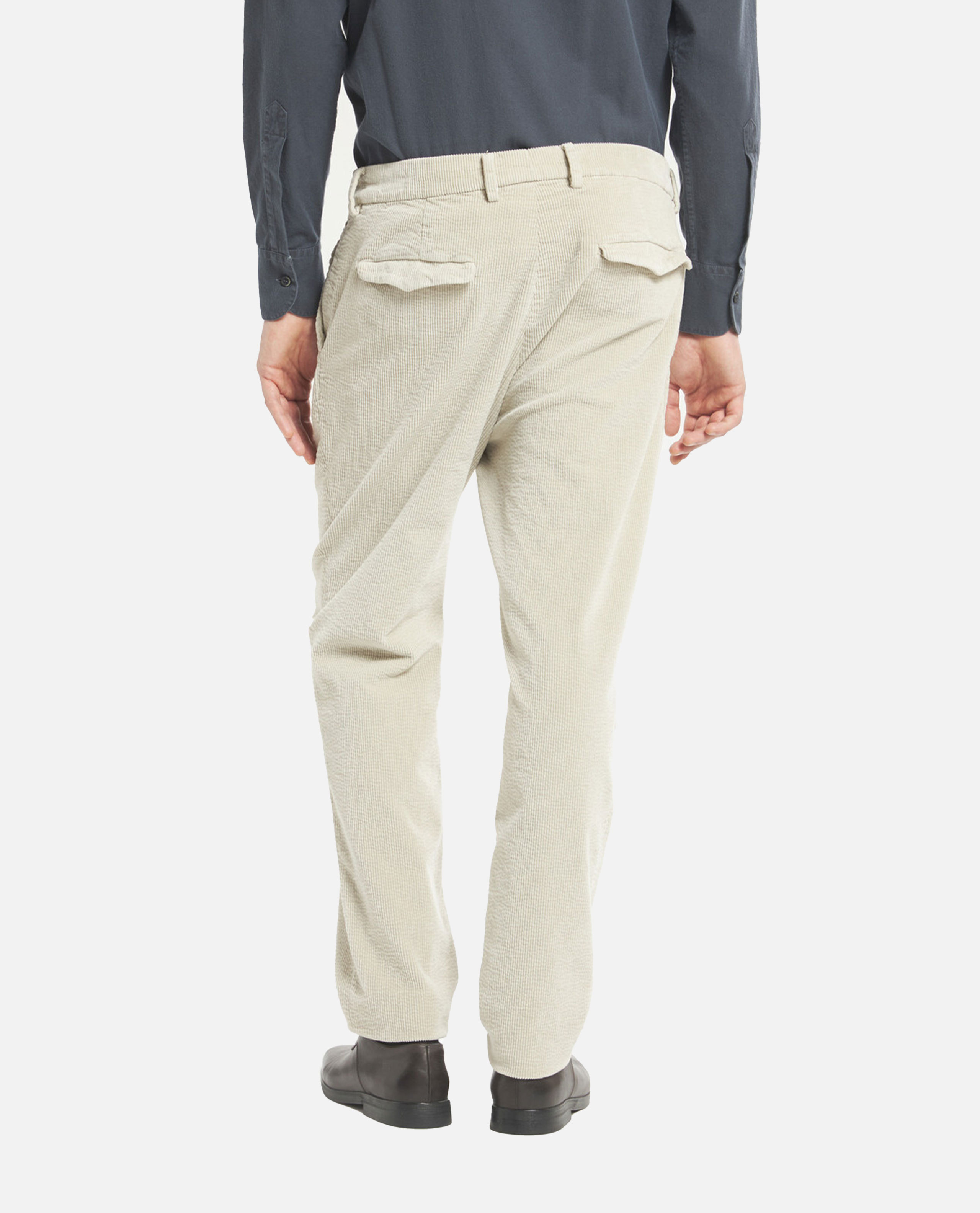 Barena Venezia Slash-pocket Corduroy Trousers In Gray