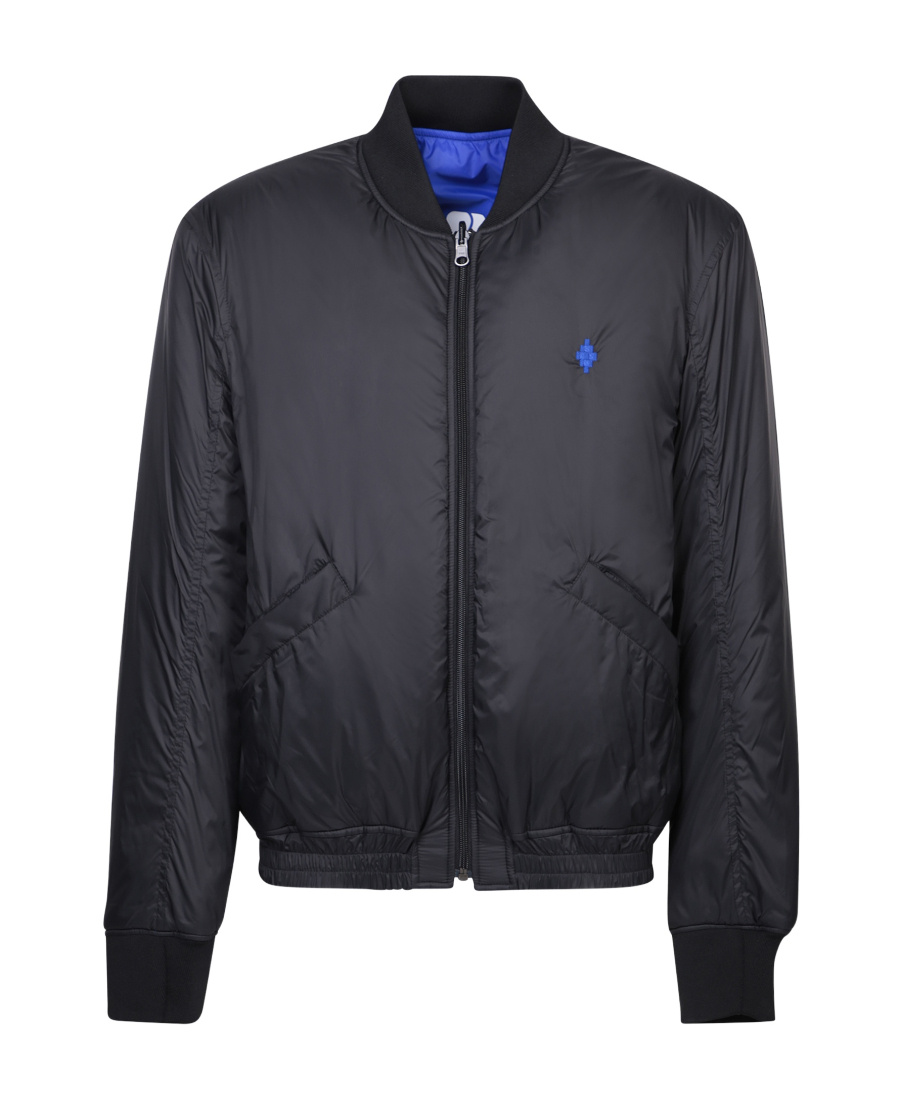 Marcelo Burlon County Of Milan Monogram Details Bomber Jacket In Black