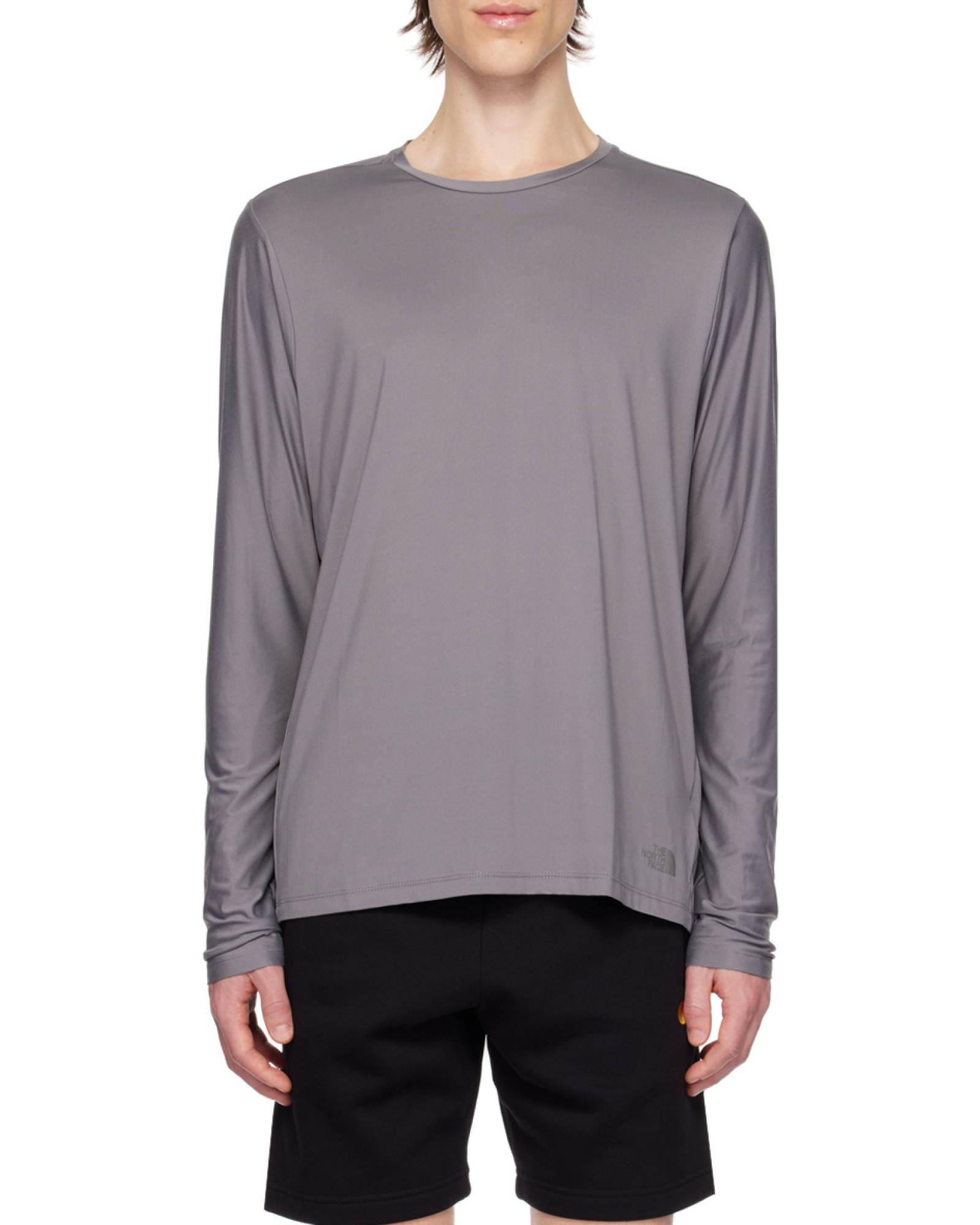 The North Face Long-sleeved T-shirt In Gray