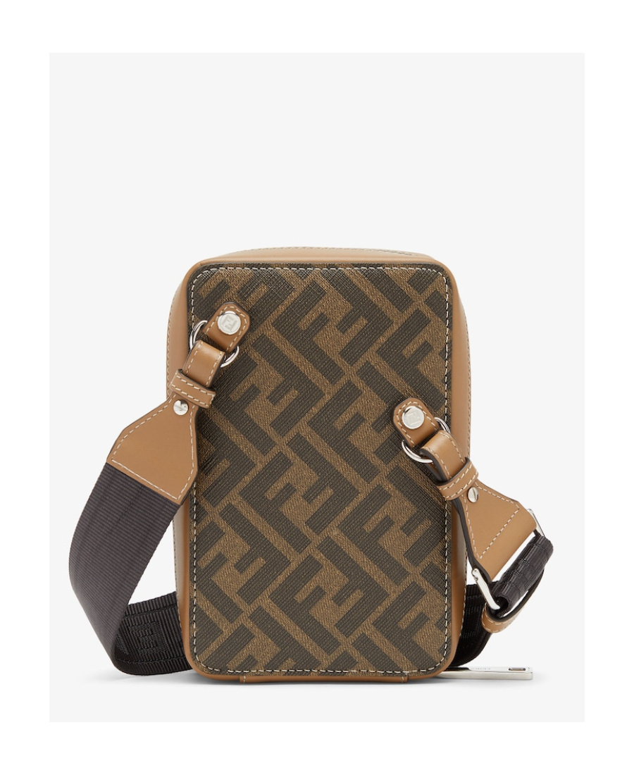 Shop Fendi Brown Fabric Phone Case