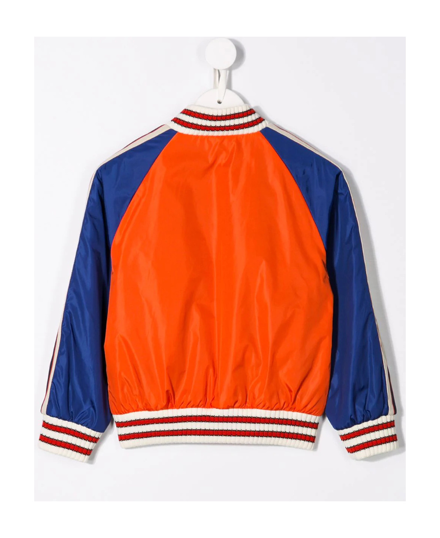 Gucci Striped Pilot Casual Jacket In Red