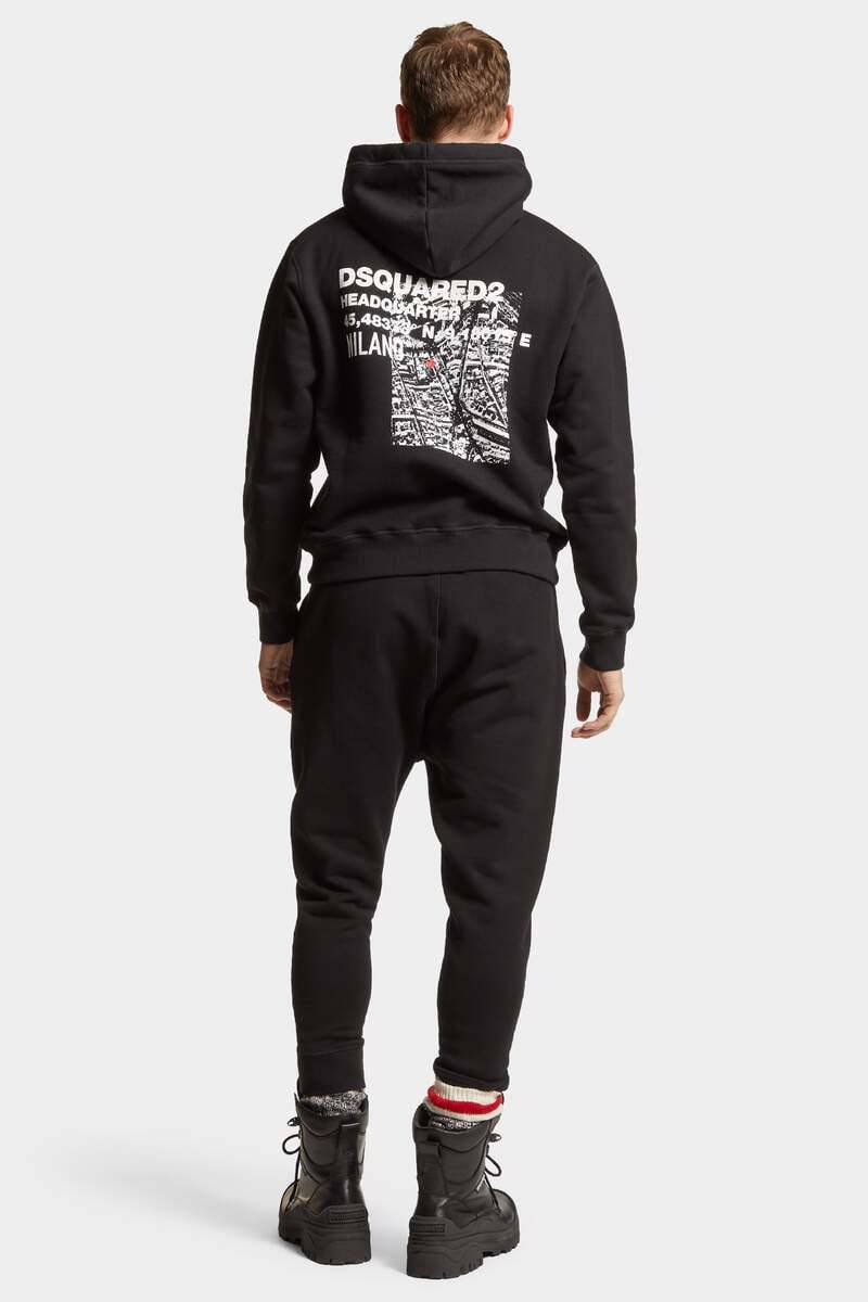 Dsquared2 Logo-print Slim-cut Track Pants In Black