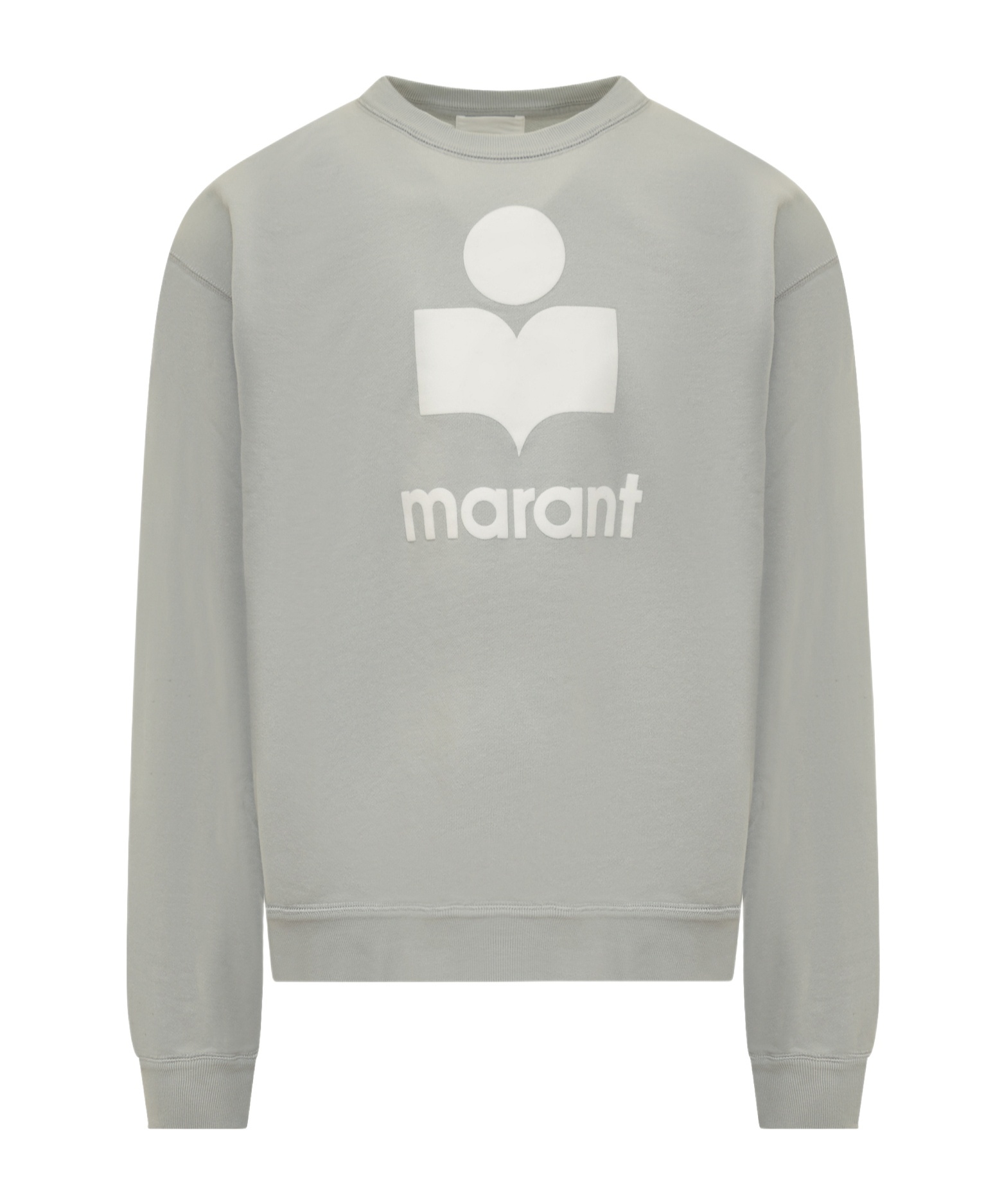 Isabel Marant Long-sleeved Sweater In Gray