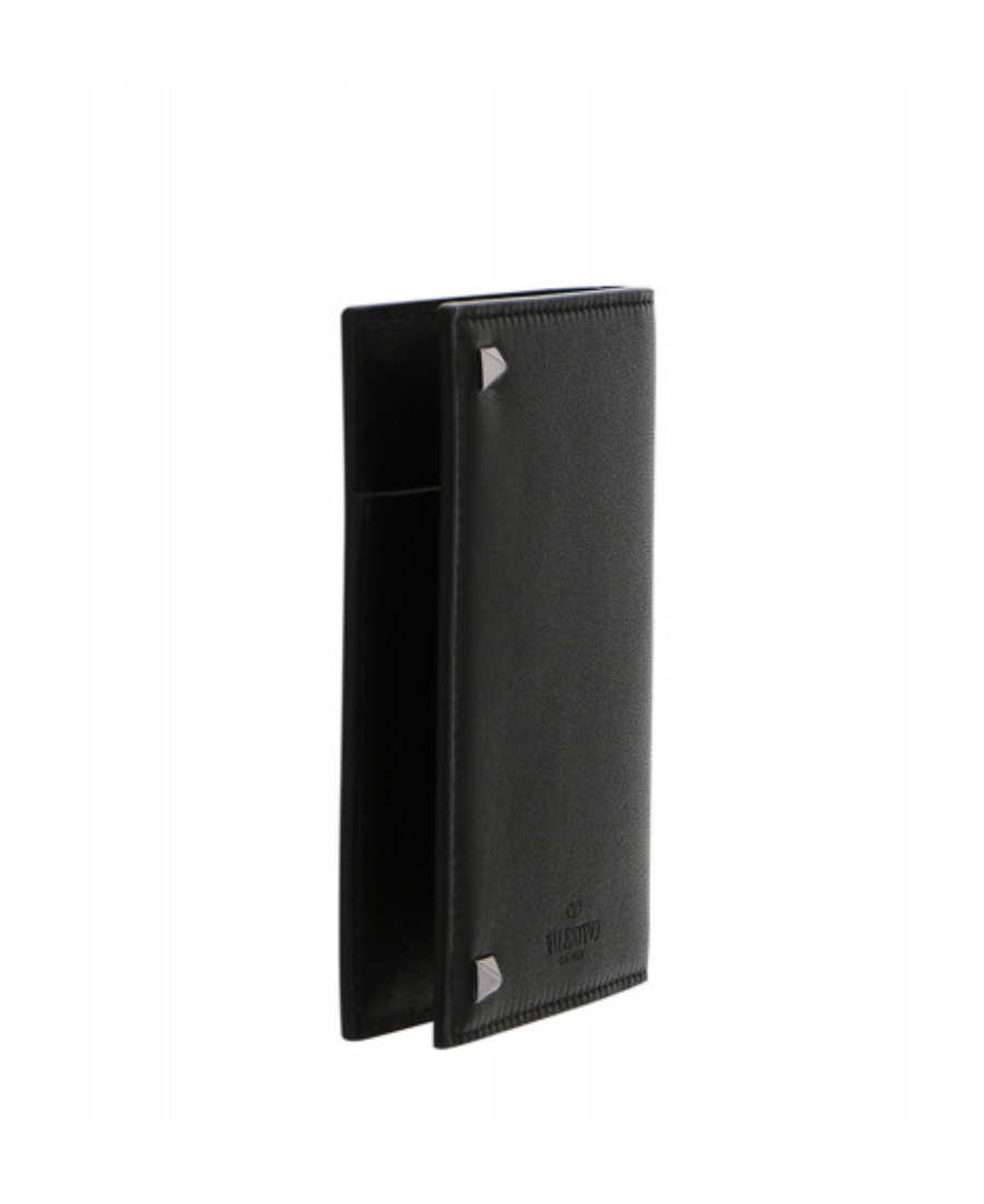 Valentino Fold Wallet In Half In Black
