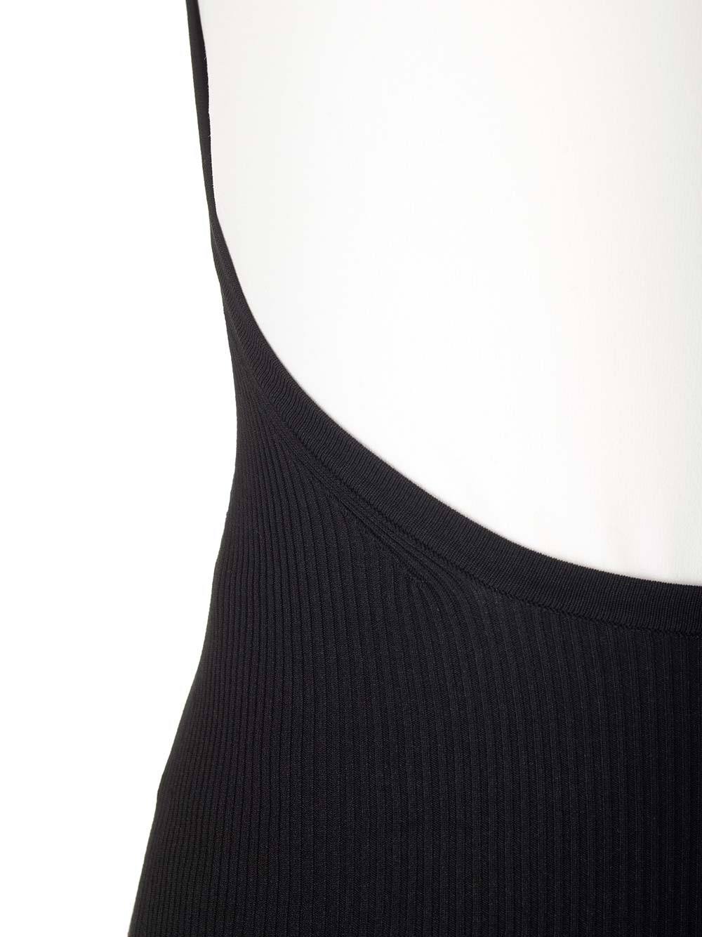 Ferragamo Colorblock Layered Cap-sleeve Midi Dress In Black