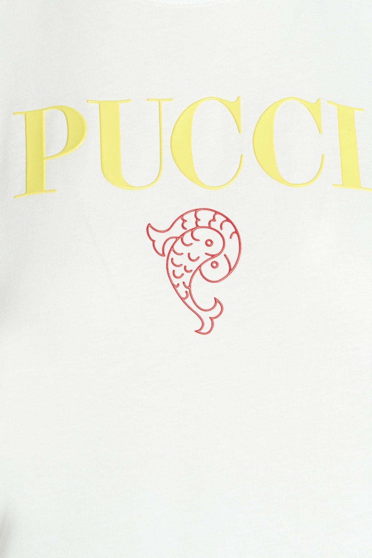 Emilio Pucci Logo-print Cotton T-shirt In White