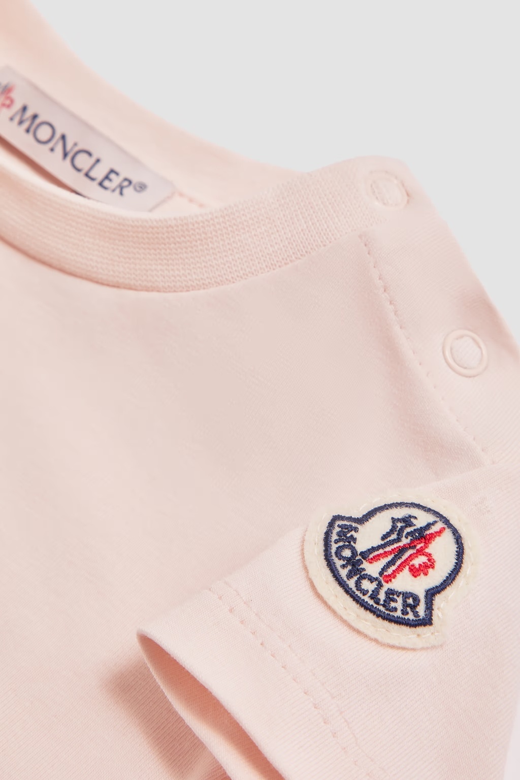 Moncler Short-sleeved T-shirt In Pink