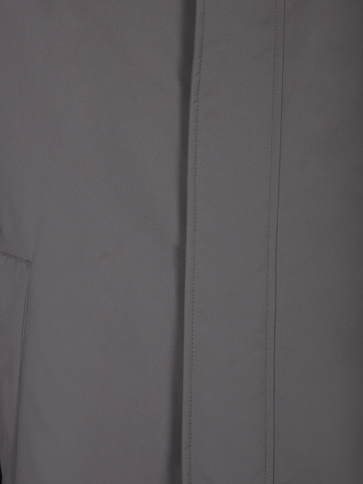 Herno Long-sleeved Hooded Coat In Gray