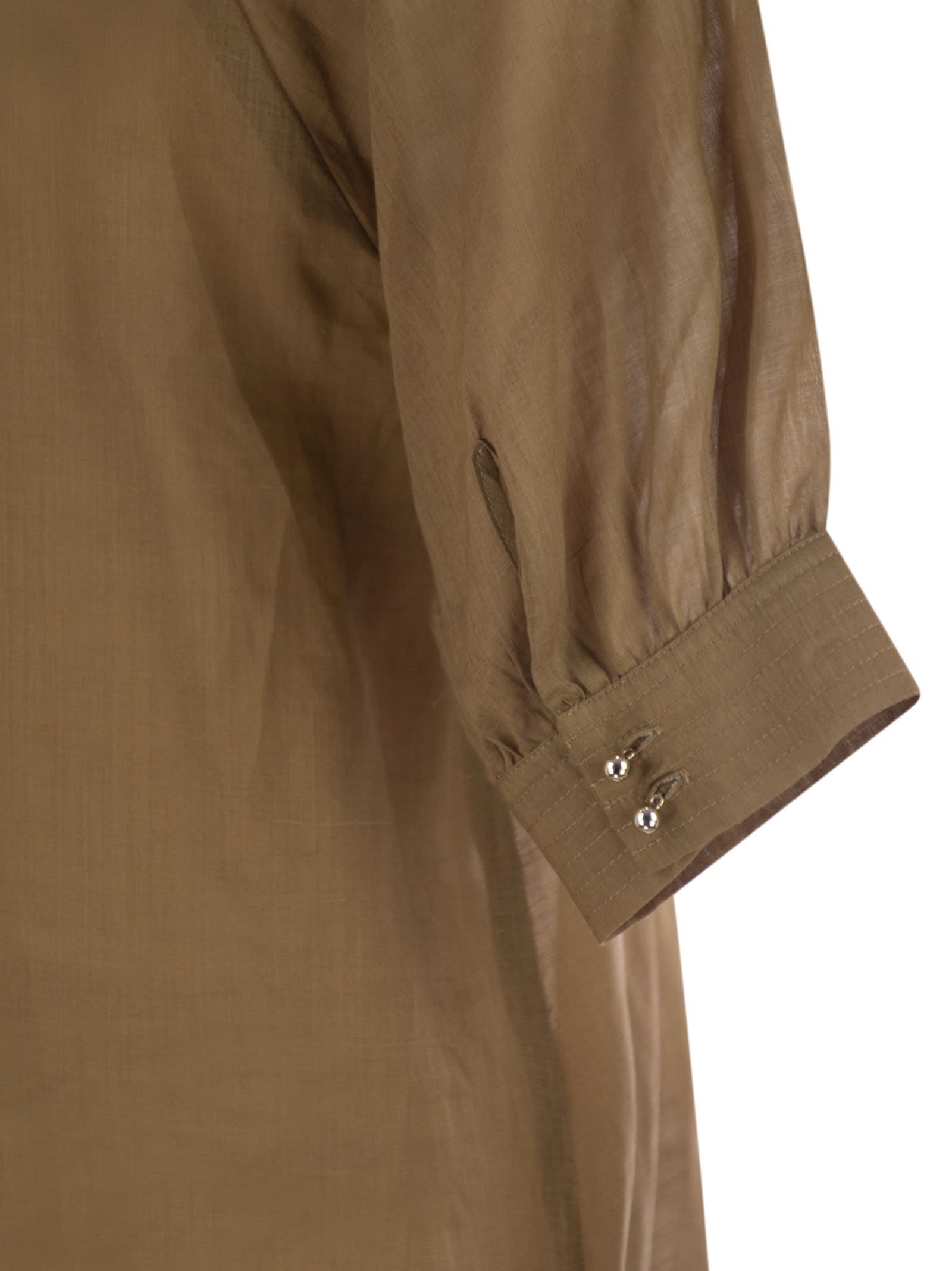 Max Mara Studio Orvieto V-neck Short-sleeved Top