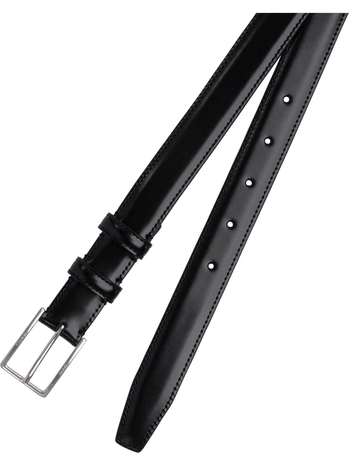 Celine Adjustable Waist Belt In Black