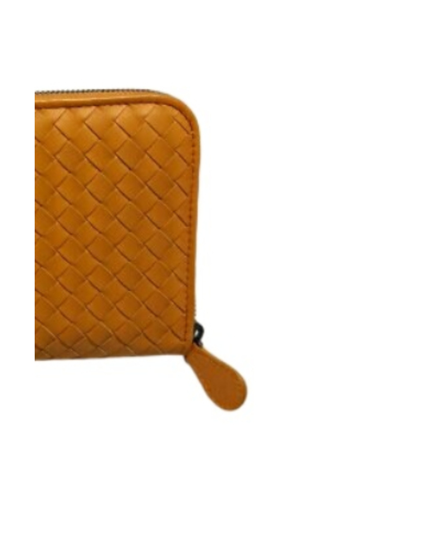 Bottega Veneta Weave A Long Purse In Brown