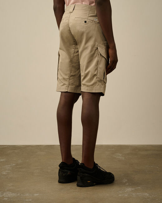 C.P. COMPANY SATIN CARGO SHORTS