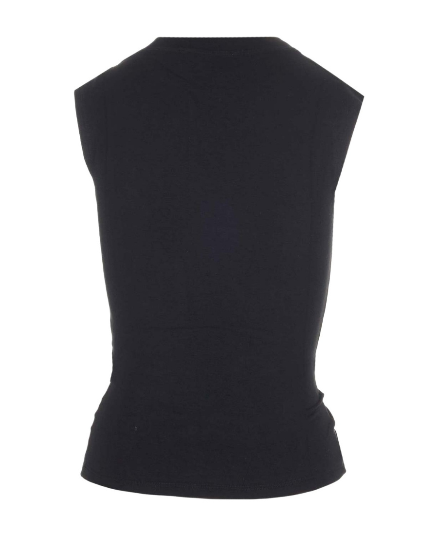 Ambush Cut Out-heart Sleeveless Top In Black