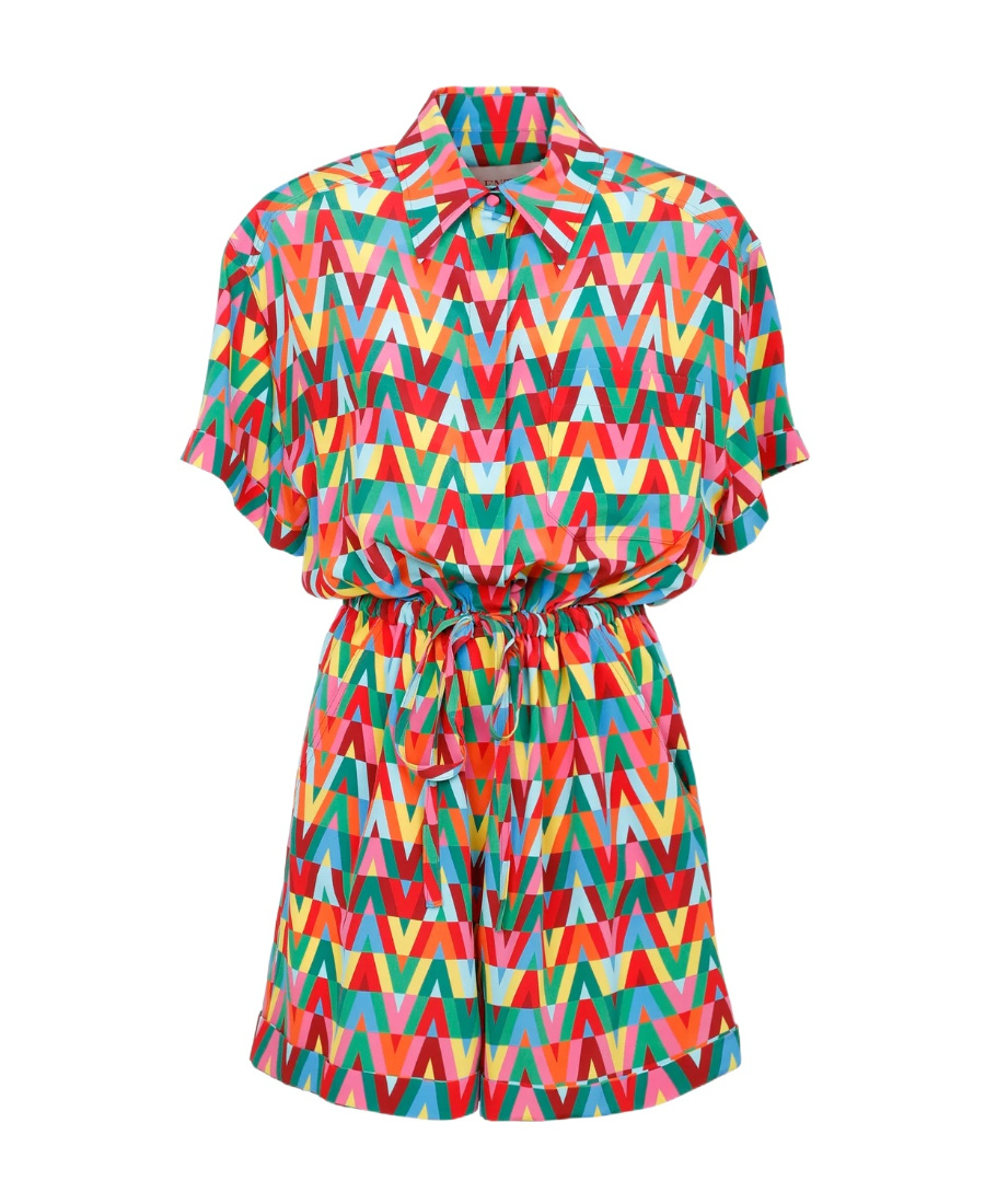 Valentino Optical Print Playsuit